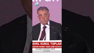 Beşiktaş Başkanı Ahmet Nur Çebinin Konuşma Esnasında TFF Başkanı Mehmet Büyükekşinin Tepkisi [upl. by Eiramnerual]