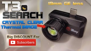 InfiRay T3 Search The Clearest Thermal Imager 19mm Lens Review  Test [upl. by Chura]