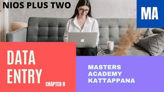 NIOS DATA ENTRY OPERATIONS CHAPTER 8 [upl. by Akienaj520]