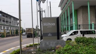 HILTON HOTEL KINSHASA The BEST New Hotel in Town [upl. by Attemaj922]