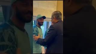 PCB chairman met Pak players pakistan cricket cricketteam lahoresports shorts [upl. by Cleodal928]