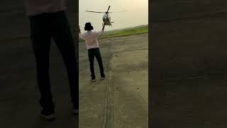 Helicopter marshalling youtube helicopter shorts [upl. by Odnavres]