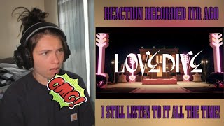 IVE 아이브 LOVE DIVE MVREACTION LATE REACTION UPLOAD [upl. by Narud429]