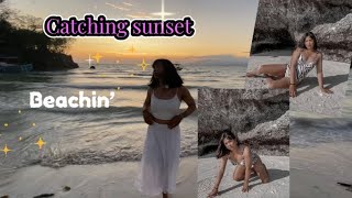 Let’s go beachin’ with me happy Easter catching sunset islandgirl crossdressing ladyboy [upl. by Mahoney]