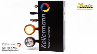 Kellermann Display Bullet 1000 PL White Blinker  Positionslicht schwarz von Parts World AG [upl. by Genaro498]