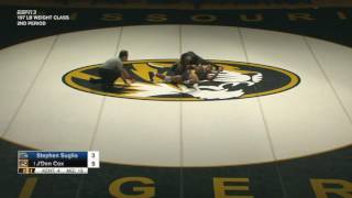 HIGHLIGHTS Mizzou Wrestling Takes Down Kent State 344 [upl. by Hepzi37]