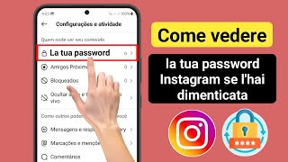 Come vedere la tua password Instagram se lhai dimenticata [upl. by Michail]