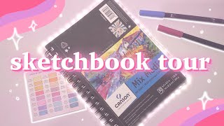 ♡ Sketchbook Tour 2022  Canson Mix Media ♡ [upl. by Adalheid]