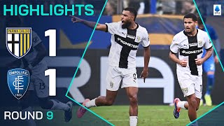 PARMAEMPOLI 11  HIGHLIGHTS  Charpentier equalises late for Parma  Serie A 202425 [upl. by Betsey]