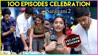 Surbhi Chandna amp Namit Khanna Celebrates 100 Episodes Of Sanjivani 2  Exclusive Interview [upl. by Whale]