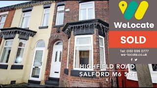 FOR SALE 189 Highfield Road Salford M6 5RT [upl. by Amej]