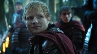 Ed Sheeran SINGS In Game Of Thrones Cameo For Season 7 Premiere [upl. by Oinafipe]