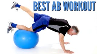 Best Brutal ABS amp Core Workout With Stability Ball Flatten Stomach amp Strengthen Back [upl. by Ewald]