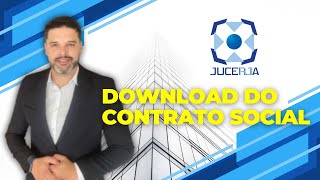 Como baixar o Contrato depois do Protocoloweb da Jucerja [upl. by Arivle]