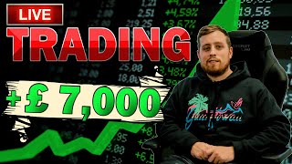 🔴 LIVE TRADING FOREX AND STOCKS WITH SAMUEL LEACH DAY 12 [upl. by Bernardina]