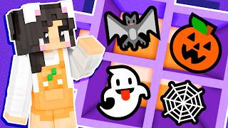 💜Minecraft BUT Every Room is a Different HALLOWEEN EMOJI [upl. by Suhploda]