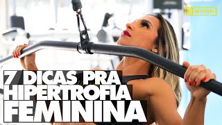 7 dicas fundamentais pra ganho de massa em mulheres [upl. by Izaak]