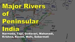 Peninsular Rivers of India  Geography UPSC IAS NDA CDS SSC CGL [upl. by Enywad]