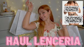 💕HAUL LENCERIA🍑  MONICAJIMENEZ [upl. by Haeli903]