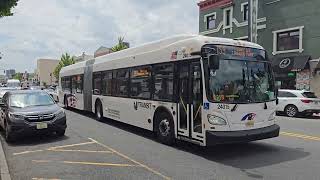 5286 on the 22 Hoboken 24015 on the 159 Fort Lee Linwood Park [upl. by Karolyn]