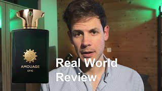 Amouage Epic Man  real world fragrance review [upl. by Naivart]