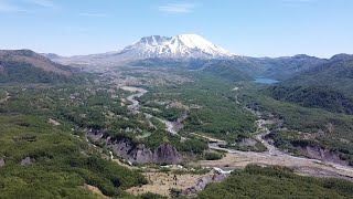 Washington  Mount Saint Helens Aerials [upl. by Lita373]