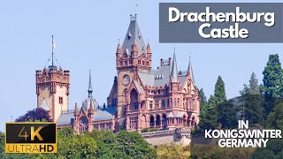 Drachenburg Castle  Schloss Drachenburg  Virtual Tour 4k HDR 2022  Bonn  Germany [upl. by Poyssick566]