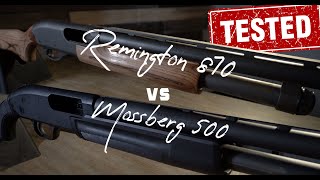 Remington 870 vs Mossberg 500 Battle of the cheap shotguns [upl. by Enahs]