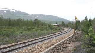 NSB Di4 and CargoNet CD 312 on Nordland line Norway [upl. by Johnette]