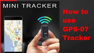 GPS tracker GF 07 Settings  Set up  Installation How to Binding GPS Locator  Car Tracker [upl. by Jonathon]