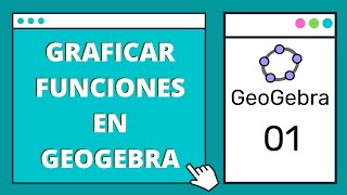 ¿Cómo graficar funciones en GeoGebra [upl. by Aynekat]