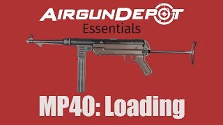 Umarex Legends MP40 Loading the Magazine [upl. by Sadick455]