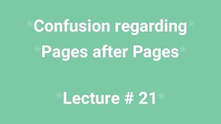 Pages after pages  UrduHindi [upl. by Siramed]