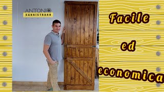 Come fare una porta per casetta da giardino in modo semplice ed economico [upl. by Sonstrom]