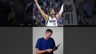 Dirk Nowitzki GameWinner Reaction 👀 [upl. by Neerroc]