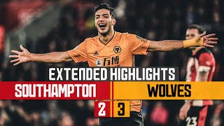 JIMENEZ BREAKS WOLVES SCORING RECORD  Southampton 23 Wolves  Extended Highlights [upl. by Macur55]