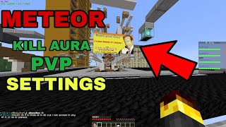 100 Working Meteor Kill Aura Best Secret Settings to become PVP God meteor killaura pvp [upl. by Yasmar141]