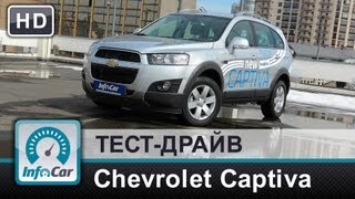 Chevrolet Captiva 22 Diesel 2013  тестдрайв от InfoCarua [upl. by Esinad]