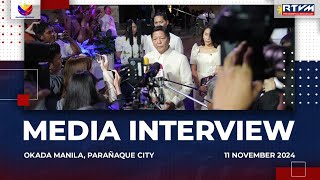 Media Interview in Parañaque City 11112024 [upl. by Aicitel]