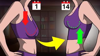 Chest Workout to INCREASE Chest Size Naturally LIFT FIRM and ENLIVEN your Breasts at Home [upl. by Nnylram958]