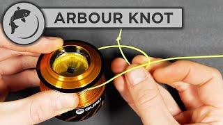 How To Tie The Arbour Knot  Attach line to your spool [upl. by Rachael623]