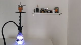 Shisha AMY Deluxe Zuri Line Klick II AUFBAU und RAUCHEN [upl. by Osei]