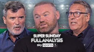 Arsenal beat United amp keep title race alive 🔥  Rooney Keane amp Mersons FULL Super Sunday Analysis [upl. by Yrrehs]