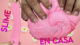 COMO HACER SLIME ¿1 INGREDIENTE SIN PEGAMENTO SIN BORAX FÁCIL DE HACER [upl. by Esinel]