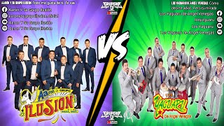 Cumbias romántica Aarón y su Grupo Ilusión vs Los Yaguaru de Ángel Venegas ayer y hoy [upl. by Ellinehc]