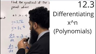 Edexcel AS Level Maths 123 Differentiating xn Polynomials [upl. by Adihaj]