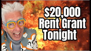 20000 Monthly Rent Grant Deadline Tonight [upl. by Tergram]