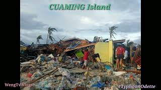 CUAMING ISLAND BOHOL damage by Odette typhoon [upl. by Harmonia]