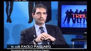 INTERVENTO DEL PRESIDENTE PAOLO PAGLIARO ALLA TRASMISSIONE TRIBU TALK DI TELERAMAflv [upl. by Drucill363]