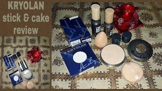 Kryolan TV paint stick heavy coverage stick foundation review in urdu  hindi [upl. by Rehprotsirhc]